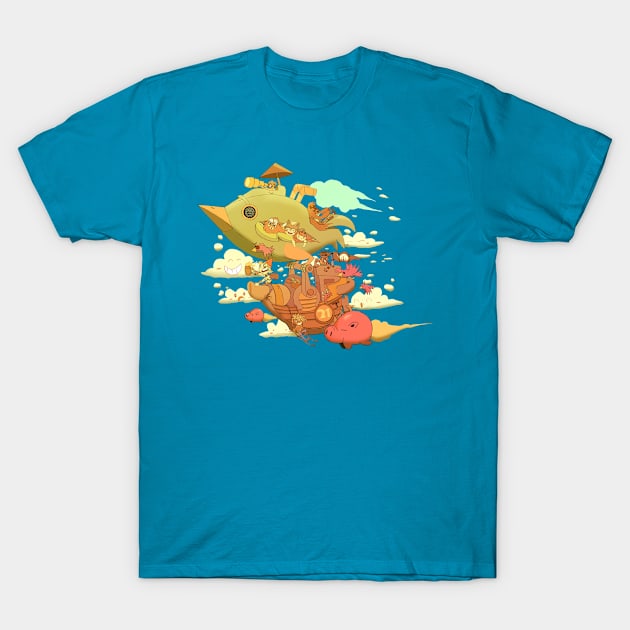 sky pirate T-Shirt by MeanMonkey